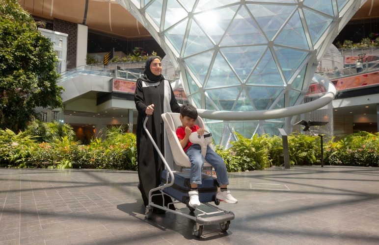 Hamad International Airport Introduces 300 Free Child Strollers for Travelling Families